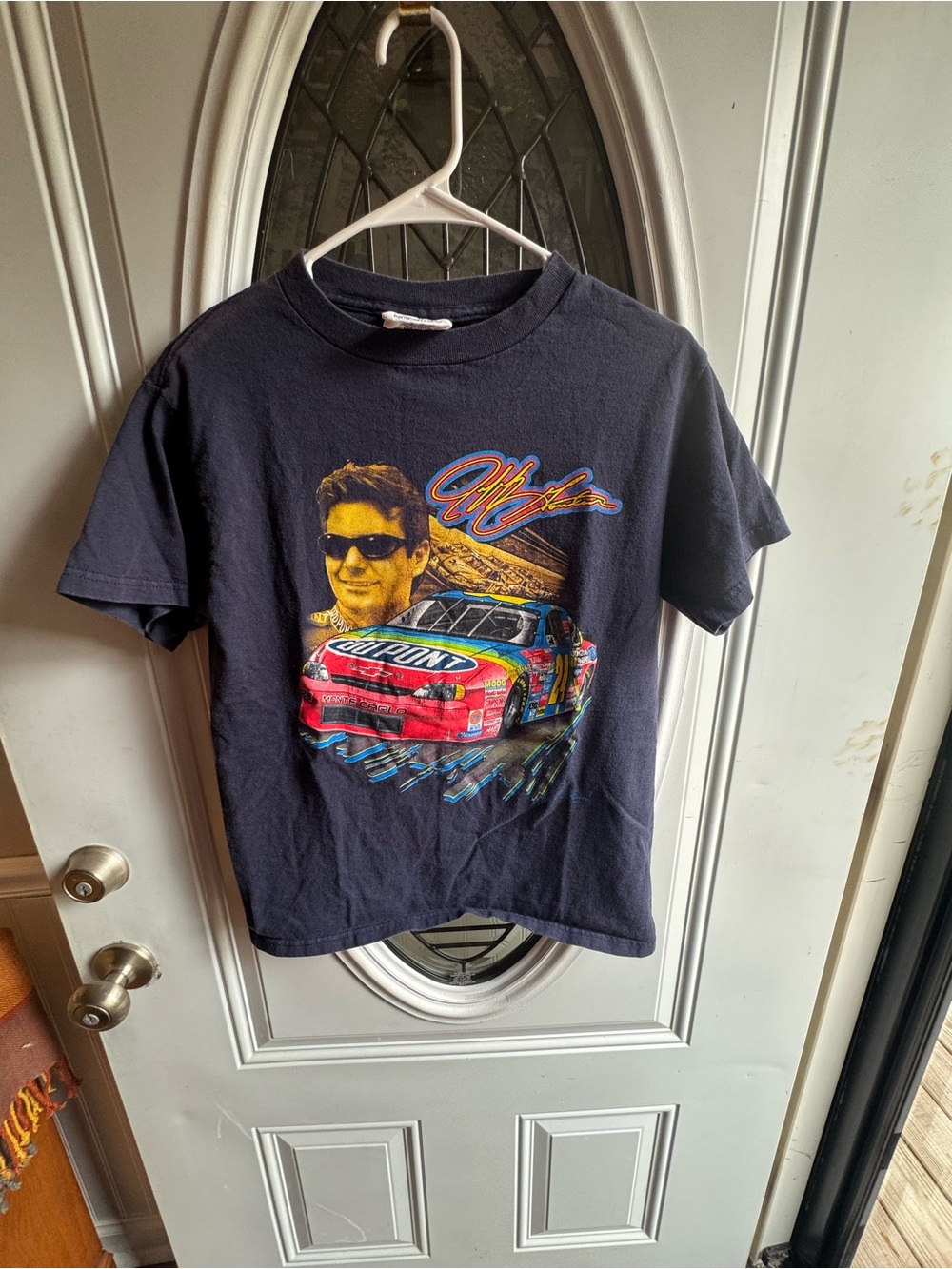 Vintage 90s Jeff Gordon #24 DuPont NASCAR Graphic Tee Women’s L